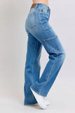 Full Size High Waist 90's Straight Jeans Plus Size