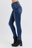 Versatile Mid-Rise Skinny Jeans with Cozy Thermal Lining