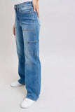 Full Size High Waist 90's Straight Jeans Plus Size