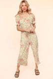 Flora Knit Spring Jumpsuit With Side Pockets