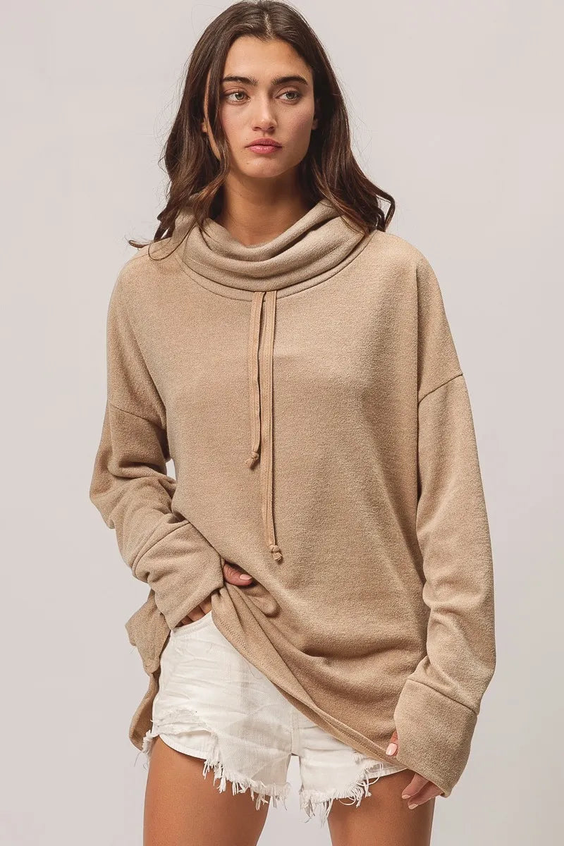 Solid Side Pocket Thumb Top