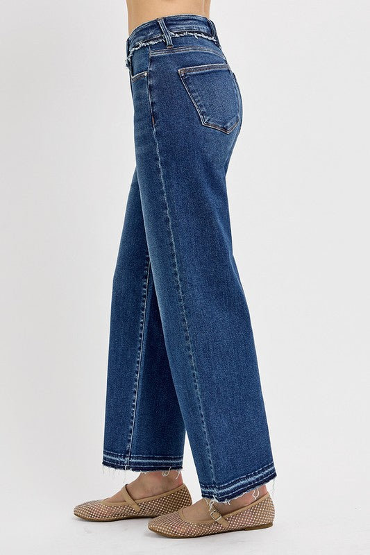 Full Size Tummy Control Bootcut Jeans Plus Size