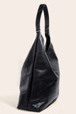 Elegant Slouchy Faux Leather Tote