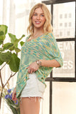 Multi Color Lightweight Sweater Top