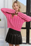 Mineral Washed Sweater Top