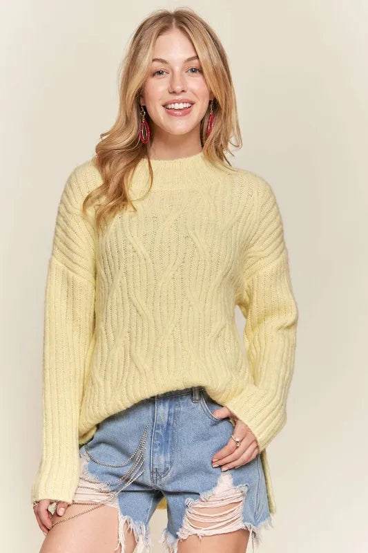 Hi Low Hem Comfy Sweater