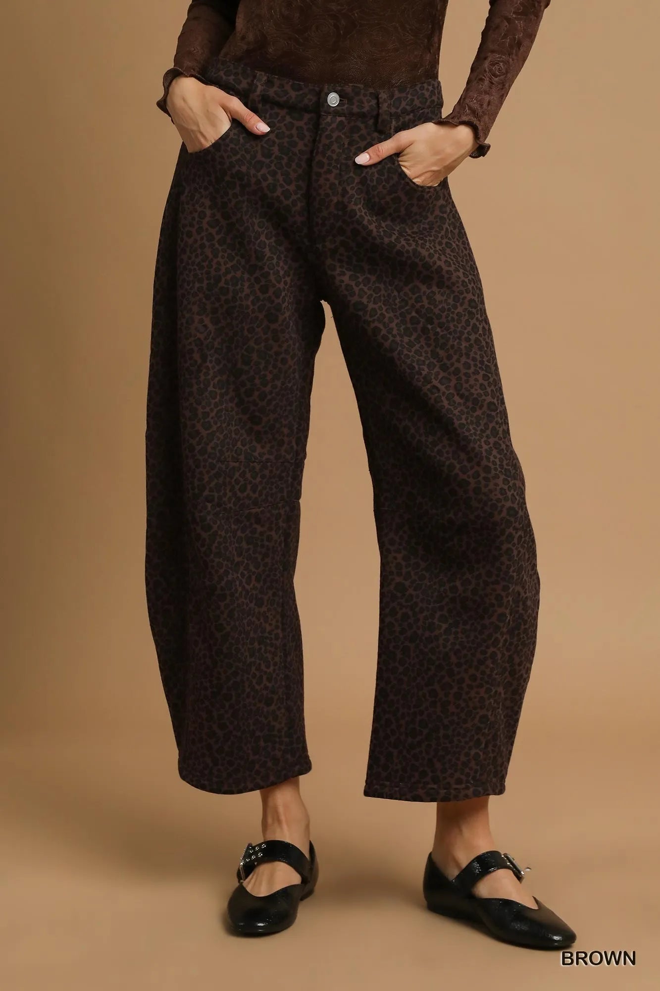 Fierce Print Wide Leg Pants