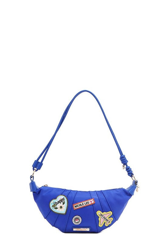 Color Patch Croissant Bag