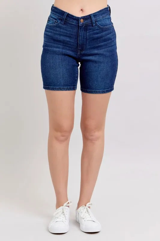 High Waist V-Front Bermuda
