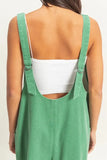 V-Neck Pocket Detail Romper