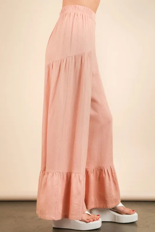 Palazzo Elastic Waist Comfy Pants