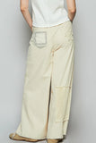 Edgy Star Accent Wide-Leg Pants