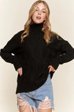 Braid Diamond Pattern Sweater