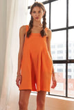 Wide Leg Overall Romper
