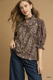 Wild Ruffle Neck Statement Blouse