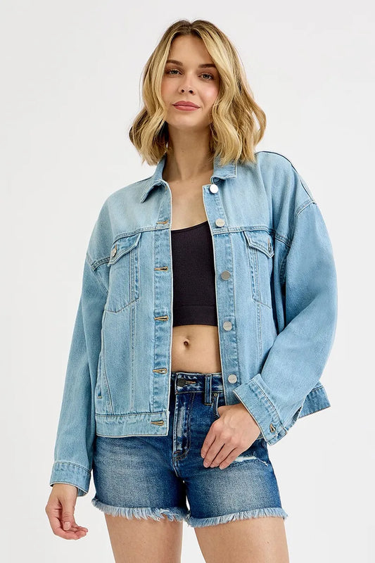 Relaxed Fit Oversized Denim Jacket