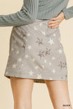 Starry Animal Skirt with Zipper Closure