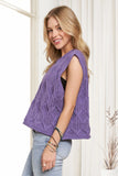 Lightweight Sweater Boxy Vest Top
