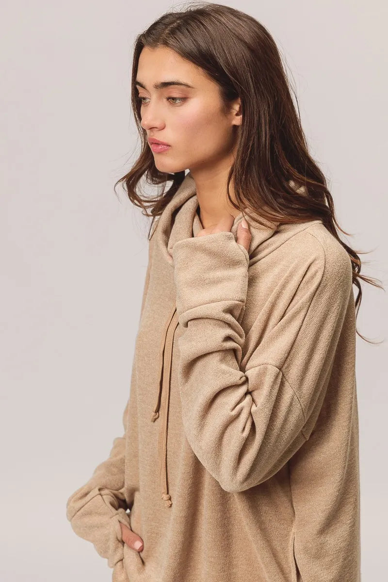 Solid Side Pocket Thumb Top