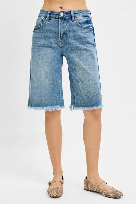 Tummy Control Mid Rise Fit Bermuda