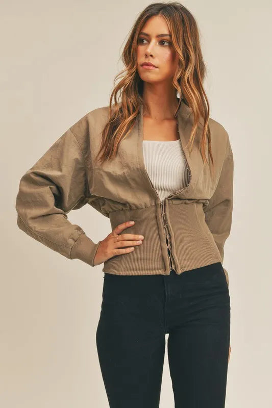 Long Sleeve Two Way Jacket