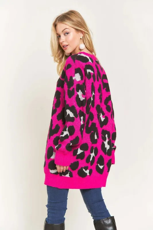 Warm & Soft Leopard Sweater Top