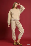 Drawstring Fleece Joggers Pants